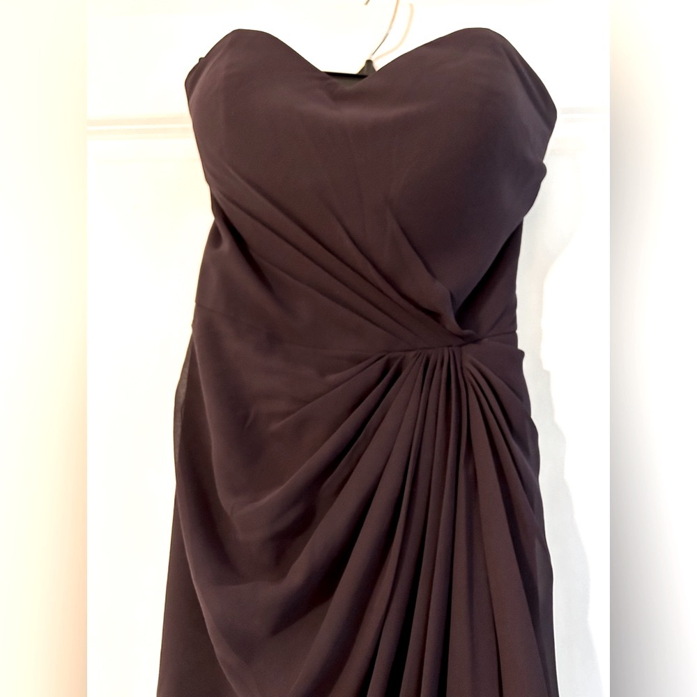 Bill Levkoff Dark Purple Dress